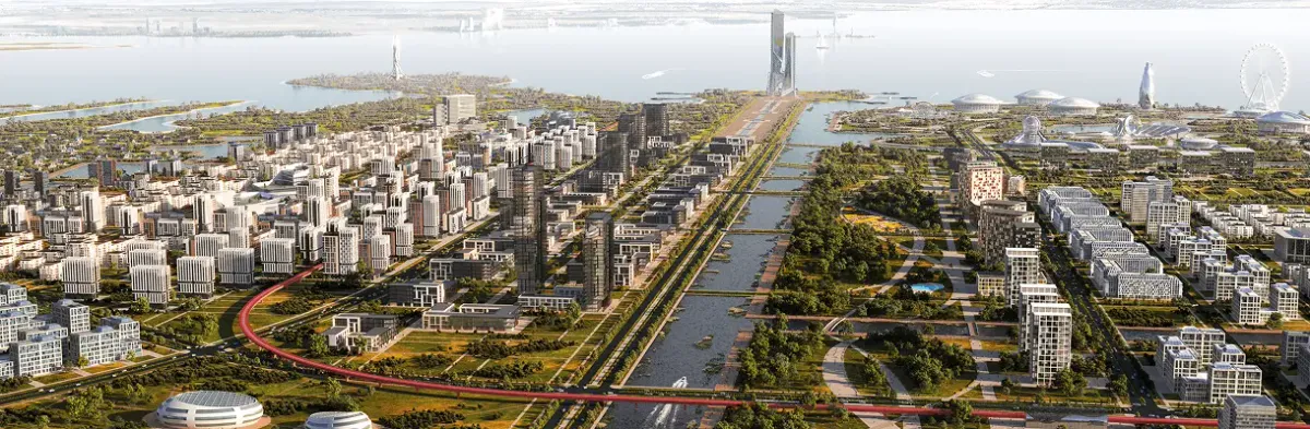 Air Taxis Bring Kazakhstan's Futuristic City to the Forefront